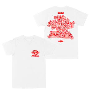 Us Against The World "White" Tee,